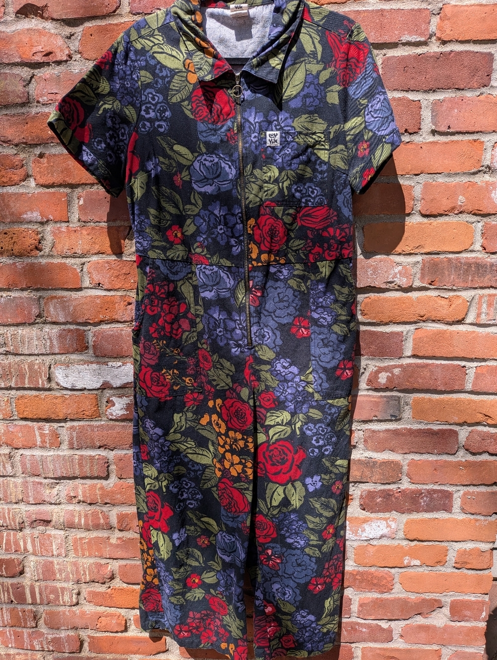 Lucy & Yak Dark Floral Jumpsuit Size 12 US